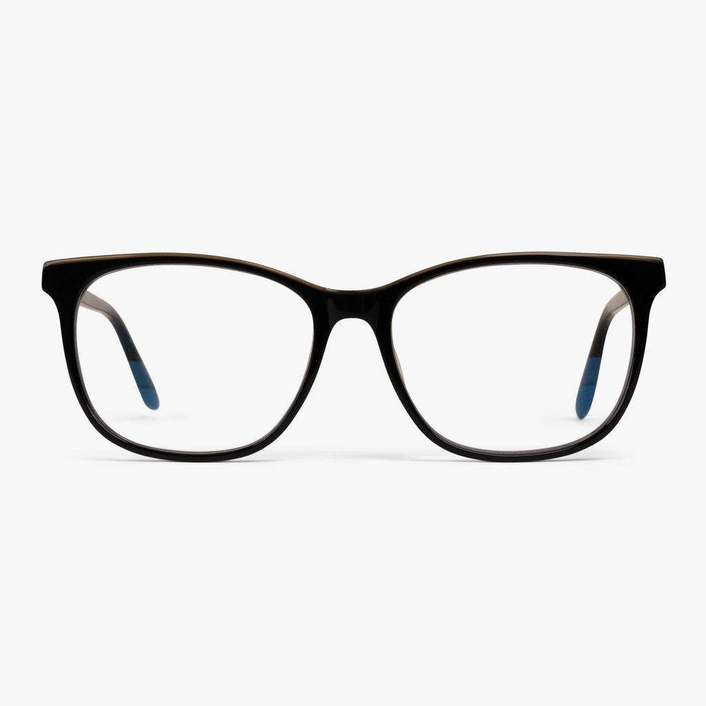 Buy Jones Black Blue light glasses - Luxreaders.co.uk