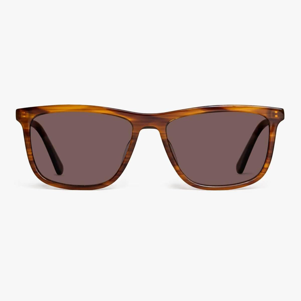 Buy Adams Shiny Walnut Sunglasses - Luxreaders.co.uk