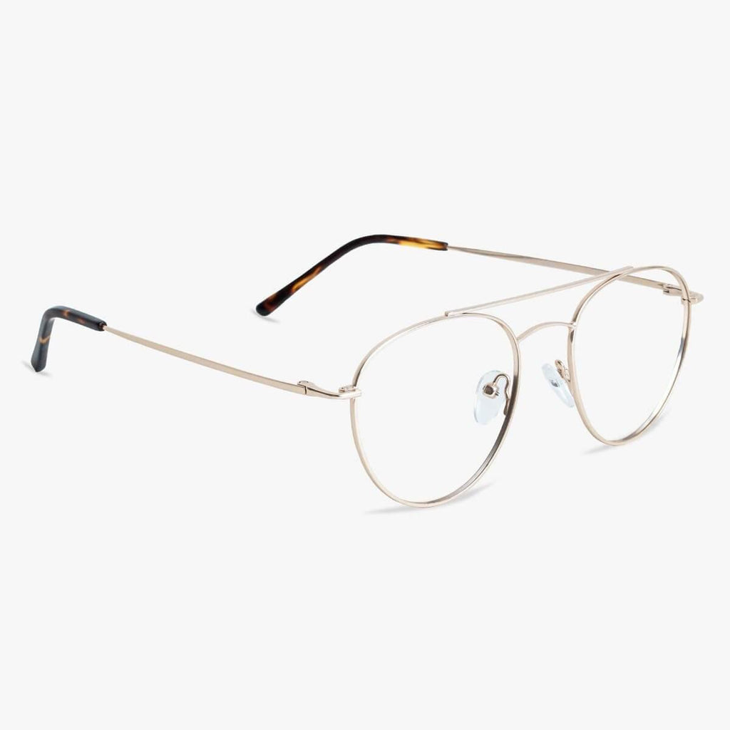 Women's Williams Gold Reading glasses - Luxreaders.co.uk