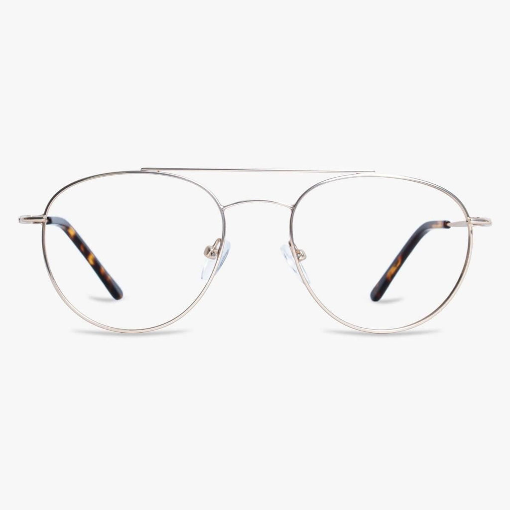 Buy Men's Williams Gold Reading glasses - Luxreaders.co.uk