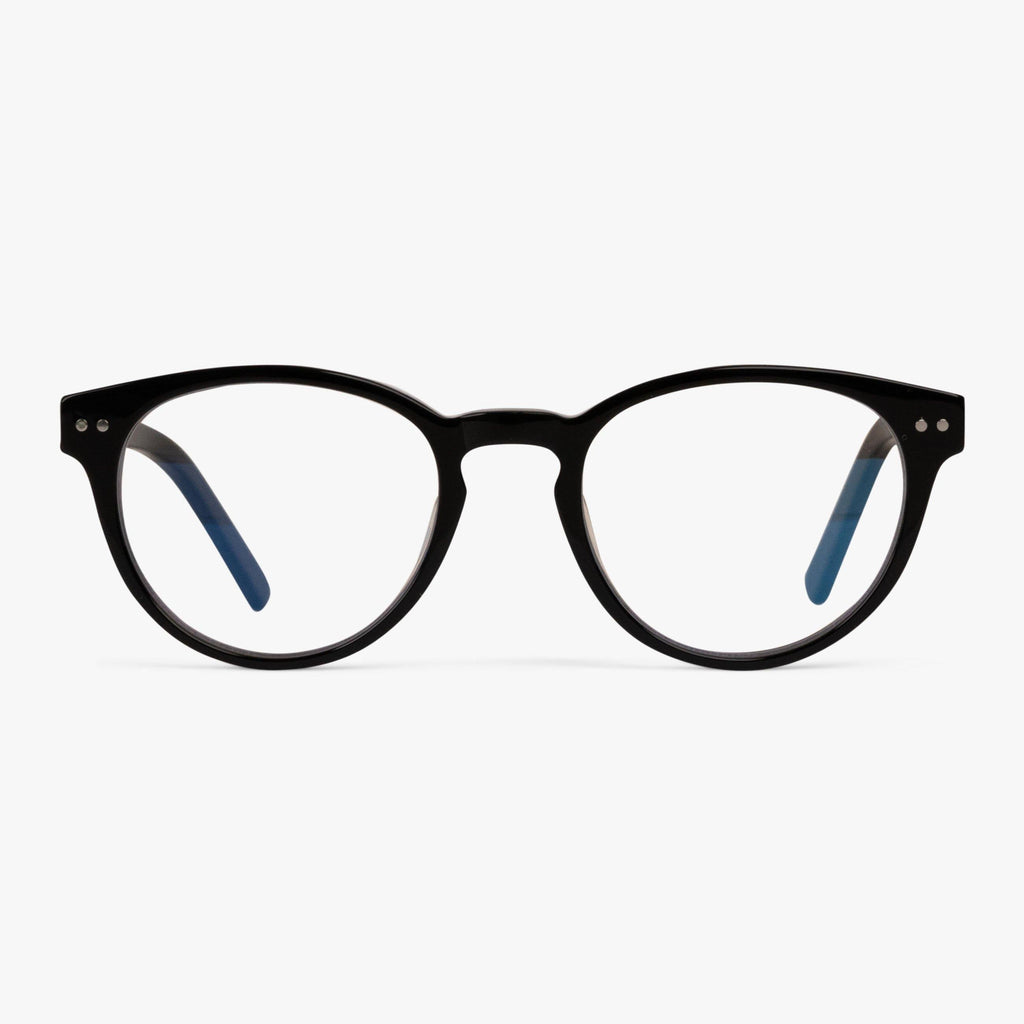 Buy Men's Reese Black Blue light glasses - Luxreaders.co.uk