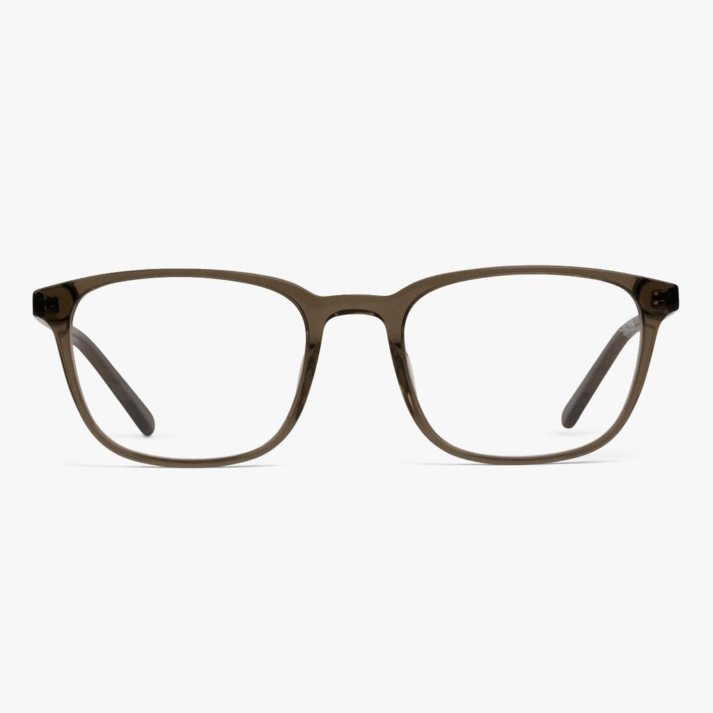 Buy Men's Taylor Shiny Olive Reading glasses - Luxreaders.co.uk