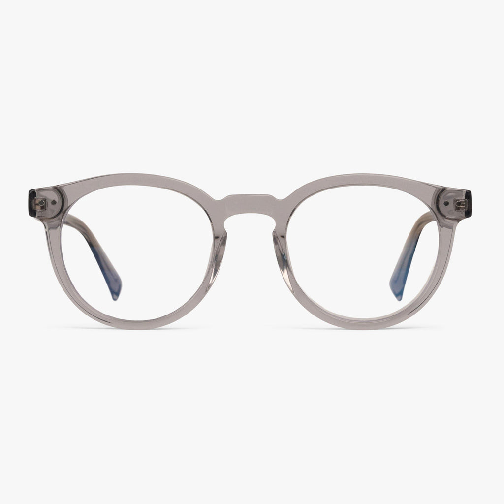 Buy Men's Thompson Crystal Grey Blue light glasses - Luxreaders.co.uk