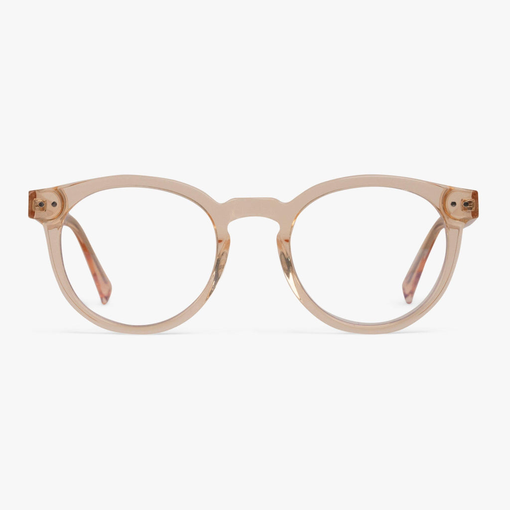 Buy Men's Thompson Crystal Orange Blue light glasses - Luxreaders.co.uk