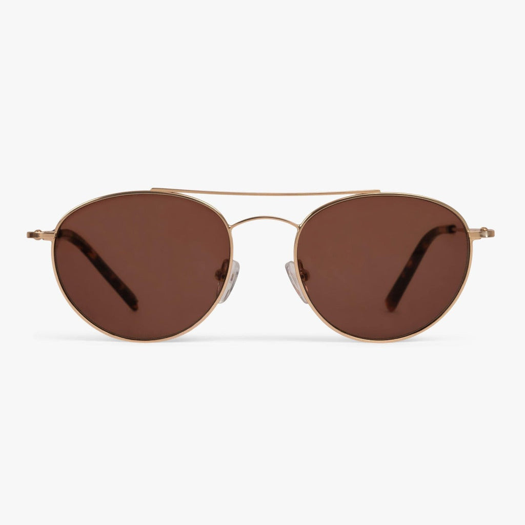 Buy Men's Williams Gold Sunglasses - Luxreaders.co.uk